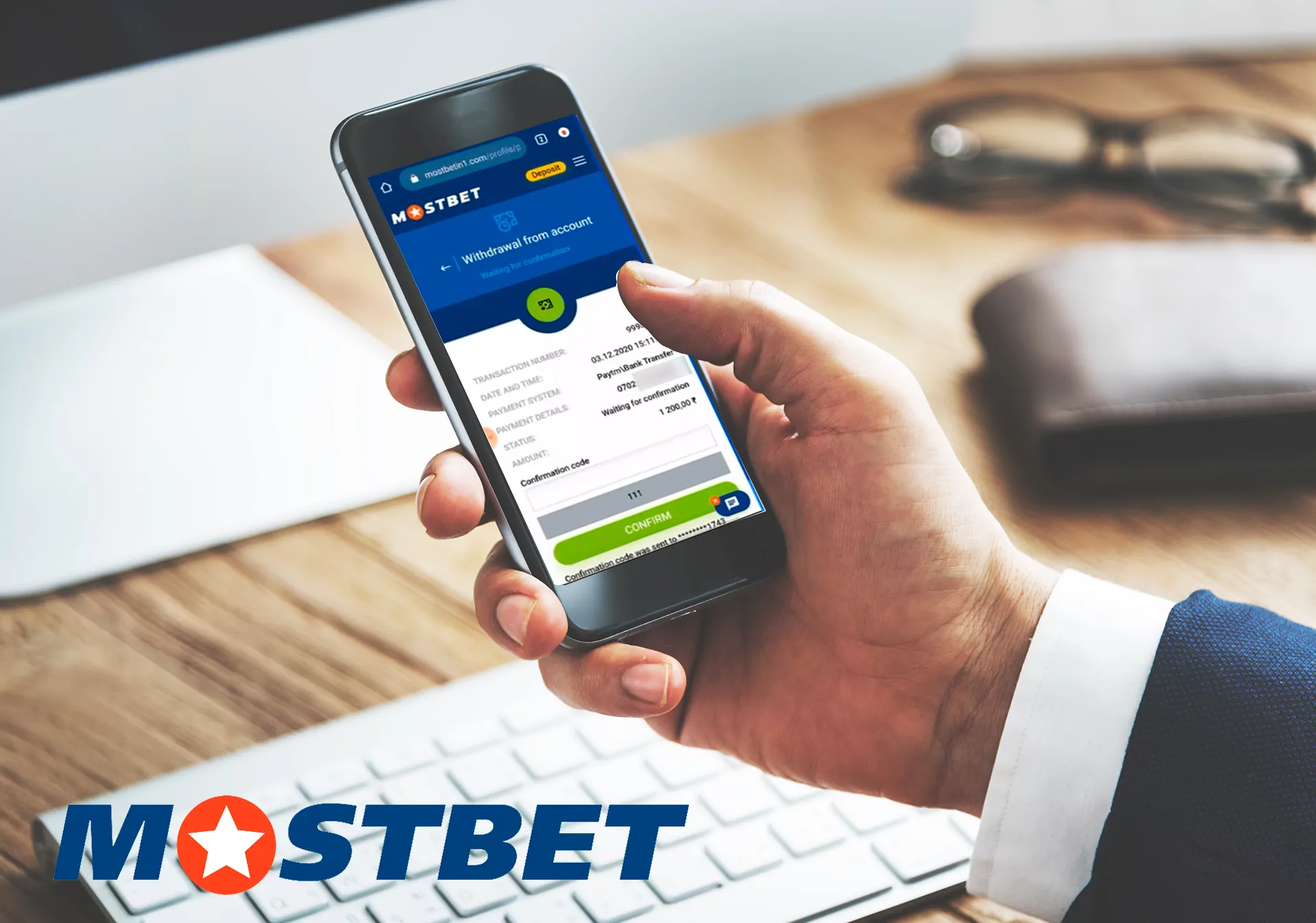 The withdrawal from Mostbet can take some time.