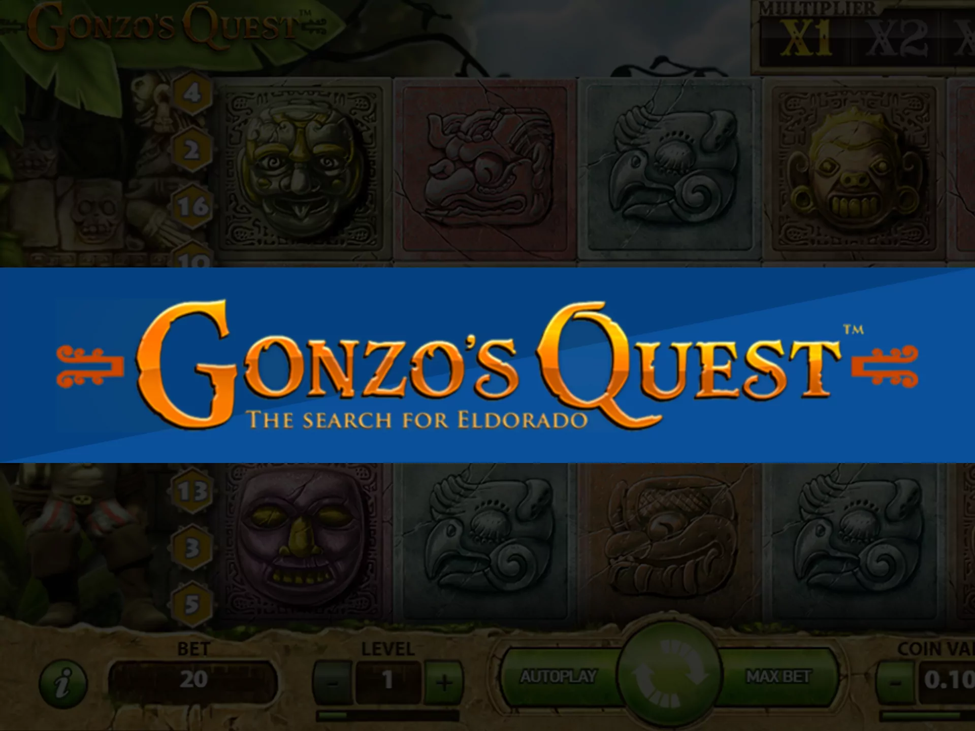 Discover new slots experience at Gonzo's Quest.