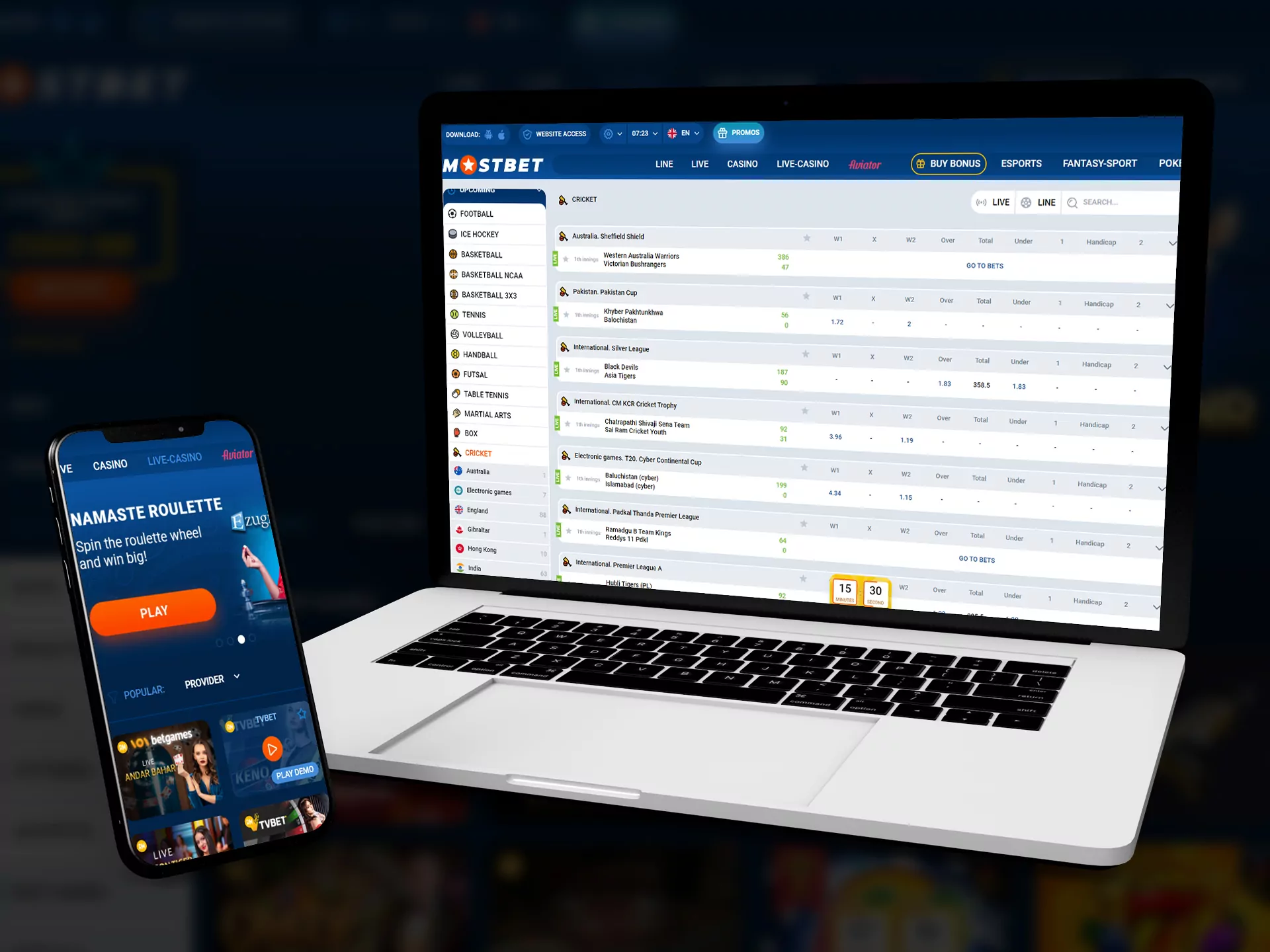 Mostbet is a best place for betting.
