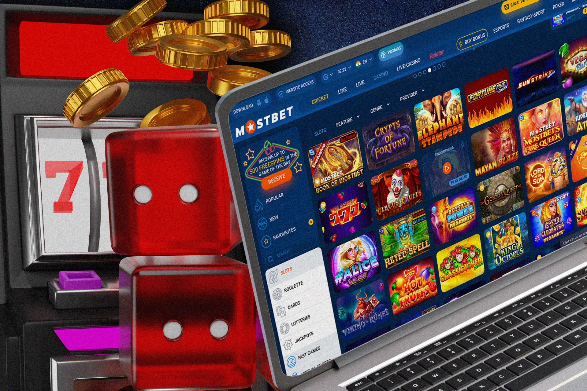 Play slots fron the best and well-known providers.