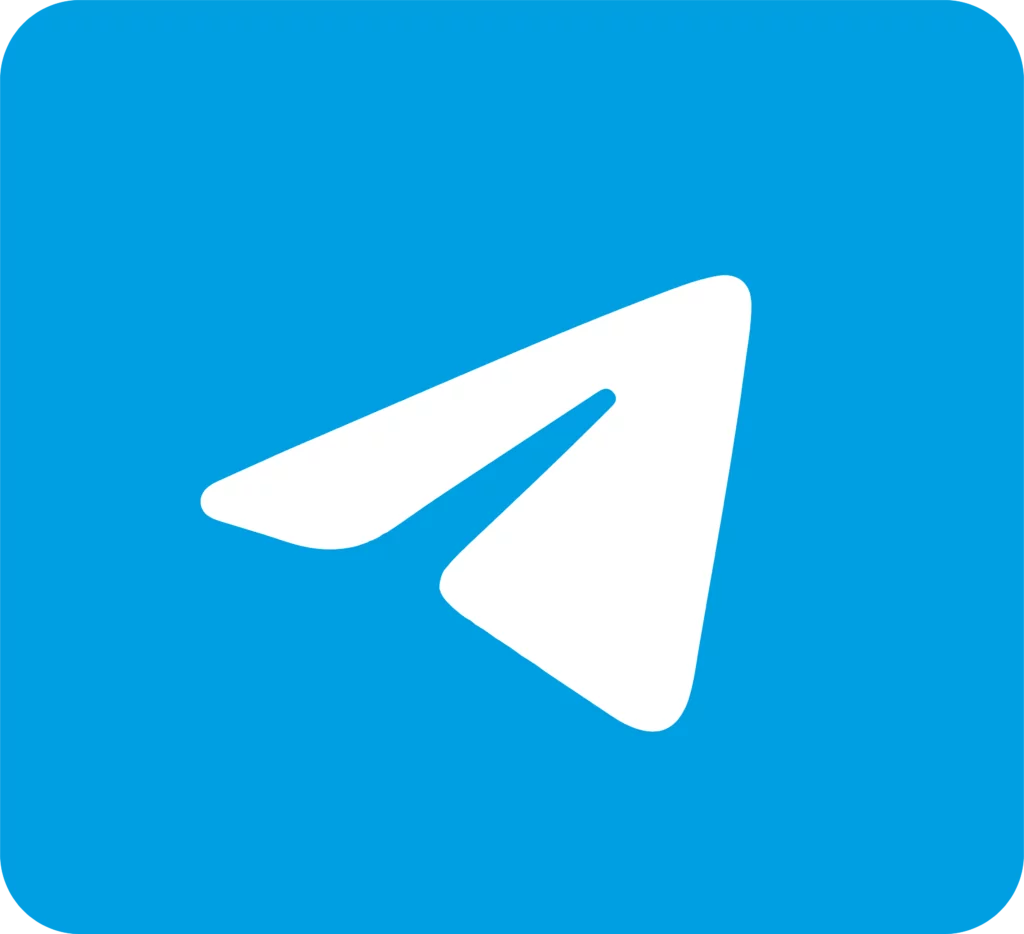 Telegram logo.