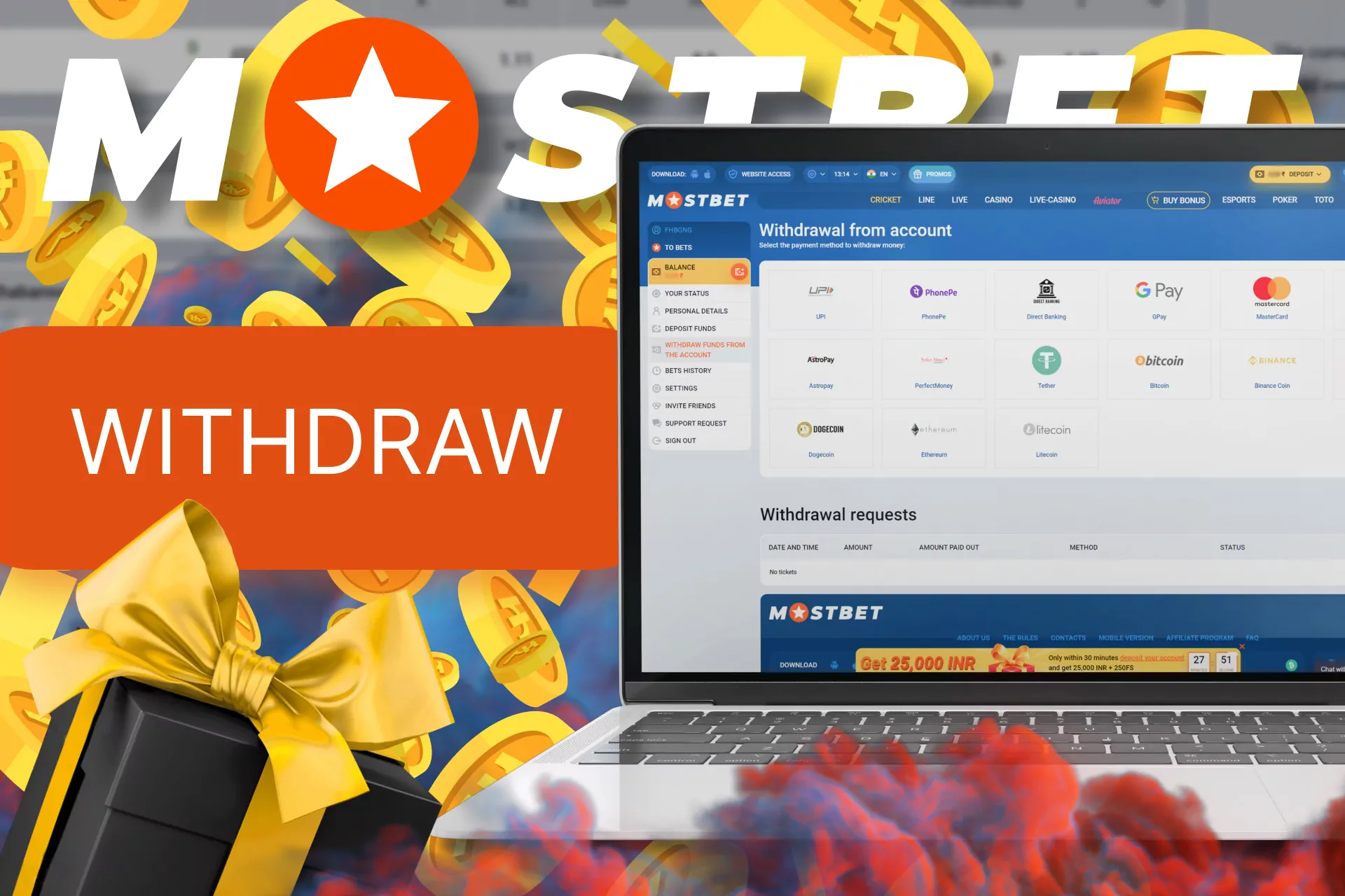 Learn how to easily withdraw your winnings from Mostbet com with these instructions.