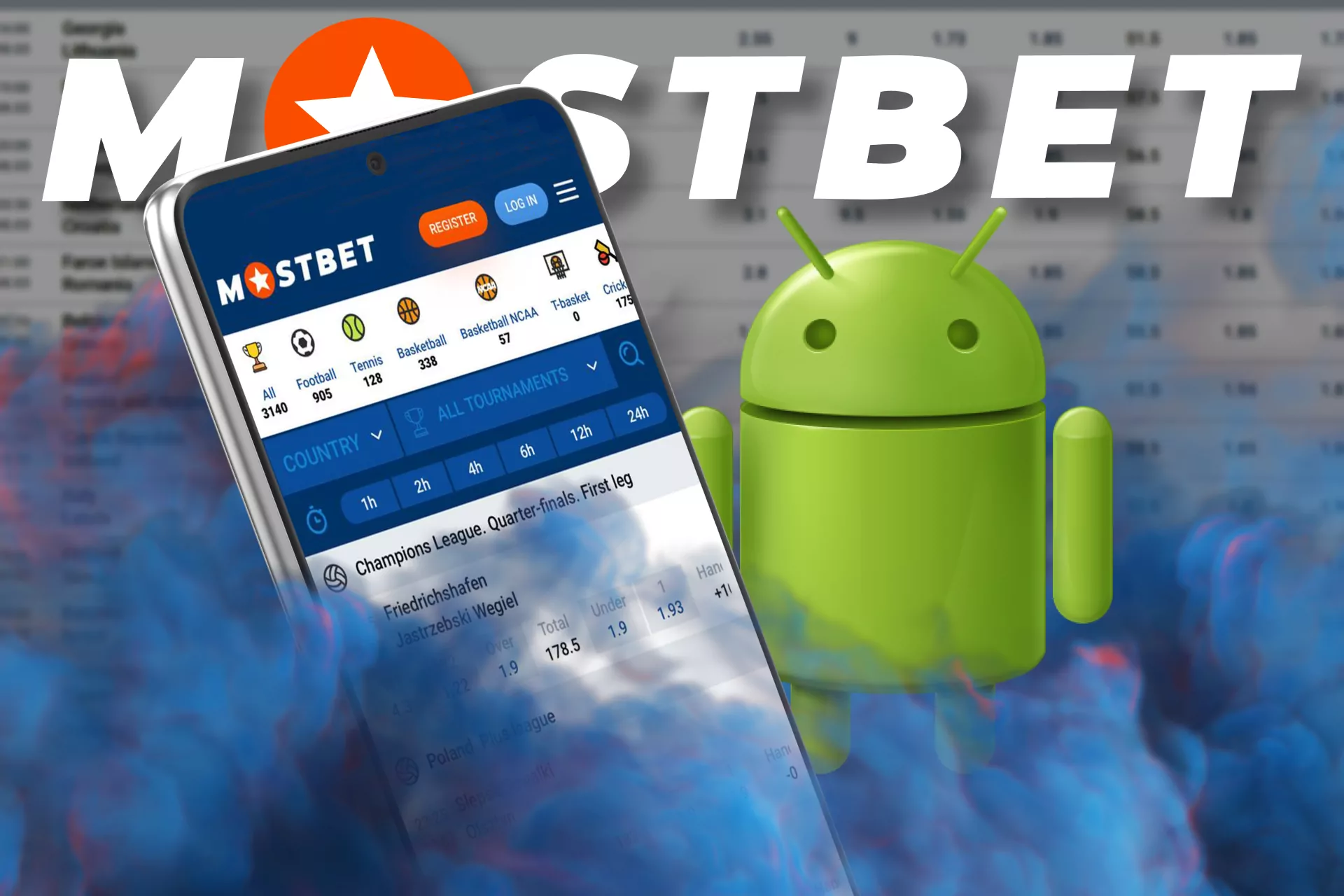 At Mostbet you can bet on your Android device.