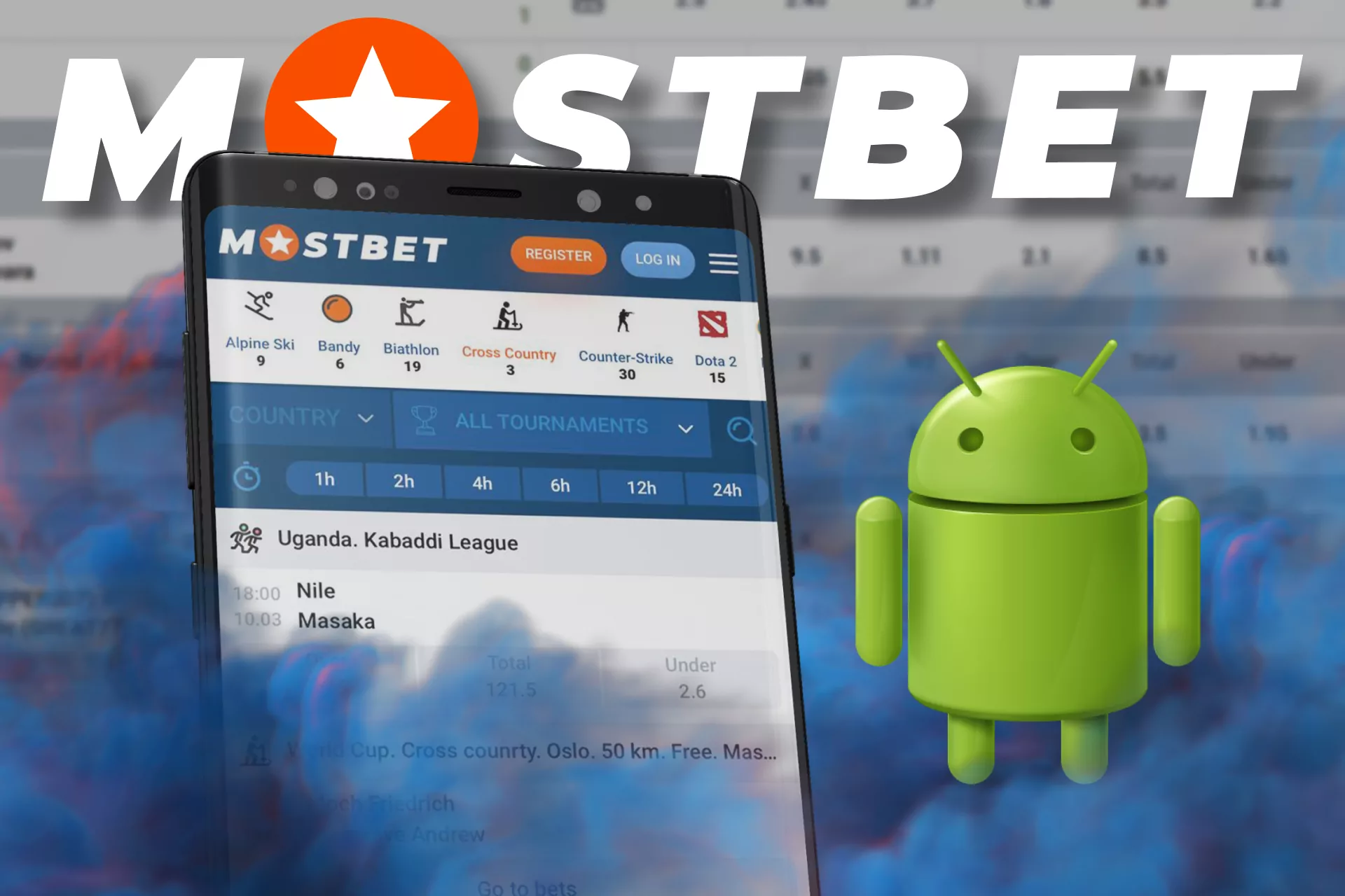 On Mostbet, bet on kabaddi right from your Android phone.