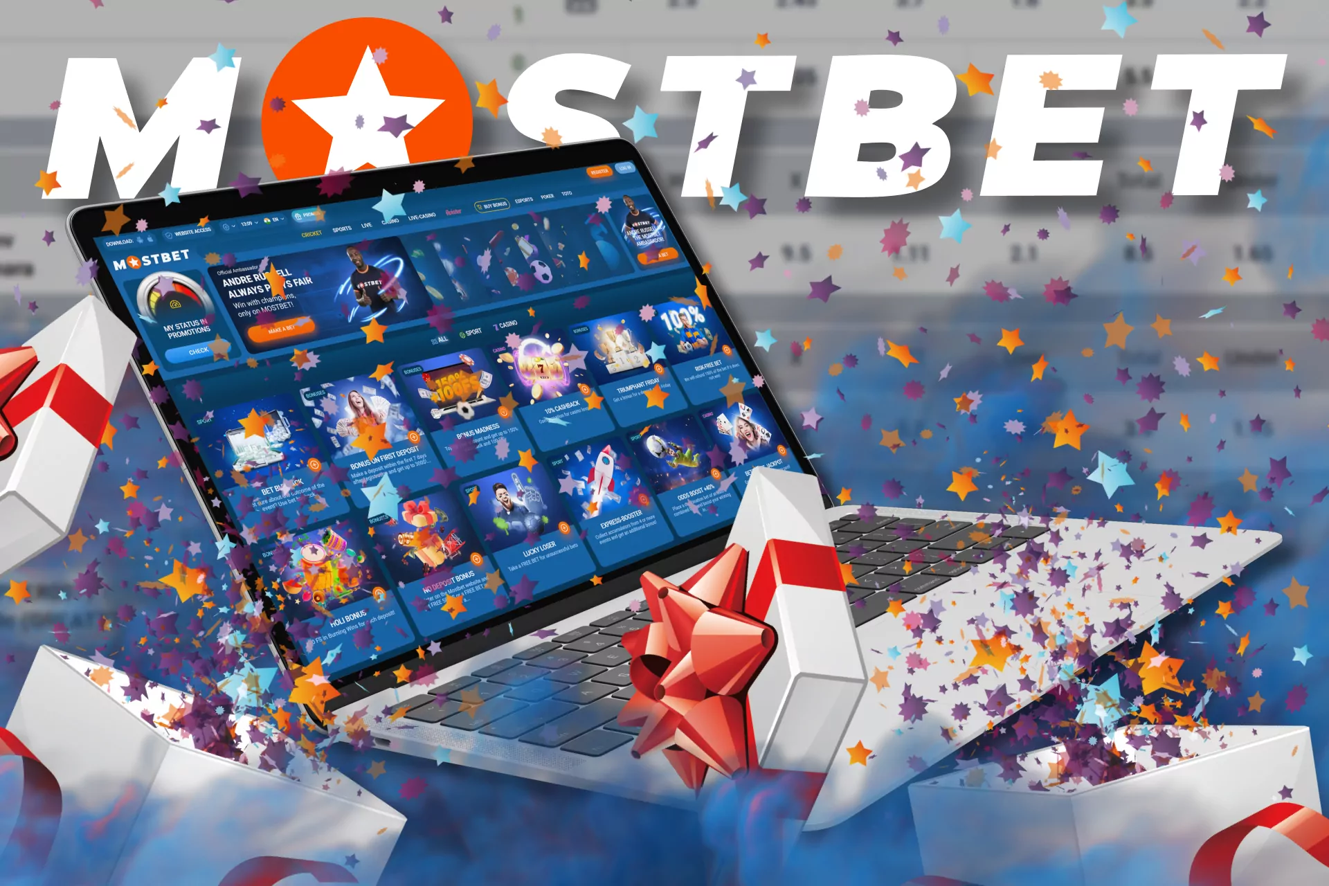 At Mostbet all users can get special bonuses for more profitable bets.