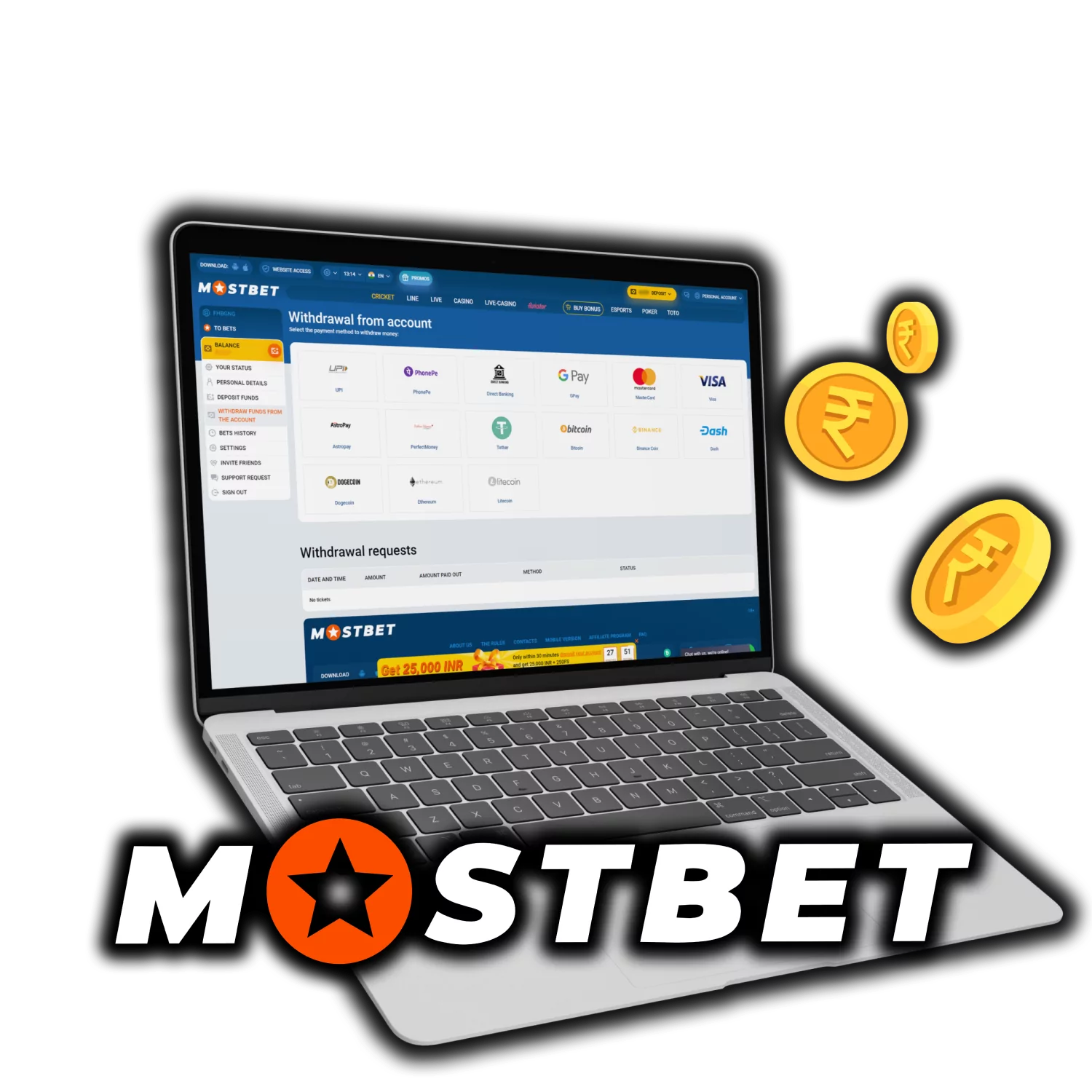 Find out how easy it is to deposit and withdraw your winnings at Mostbet.