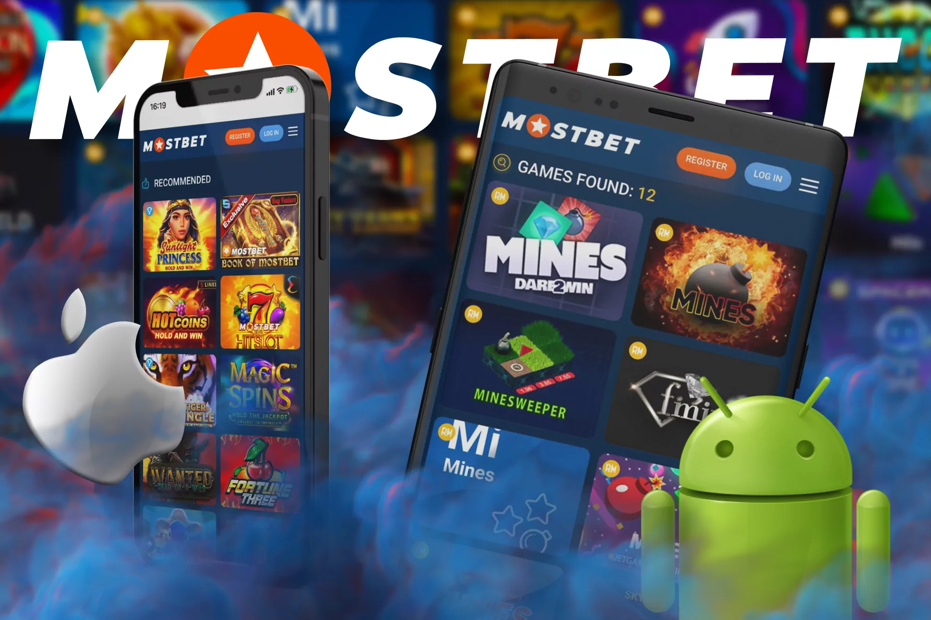Play games with mines directly on your mobile device at Mostbet.