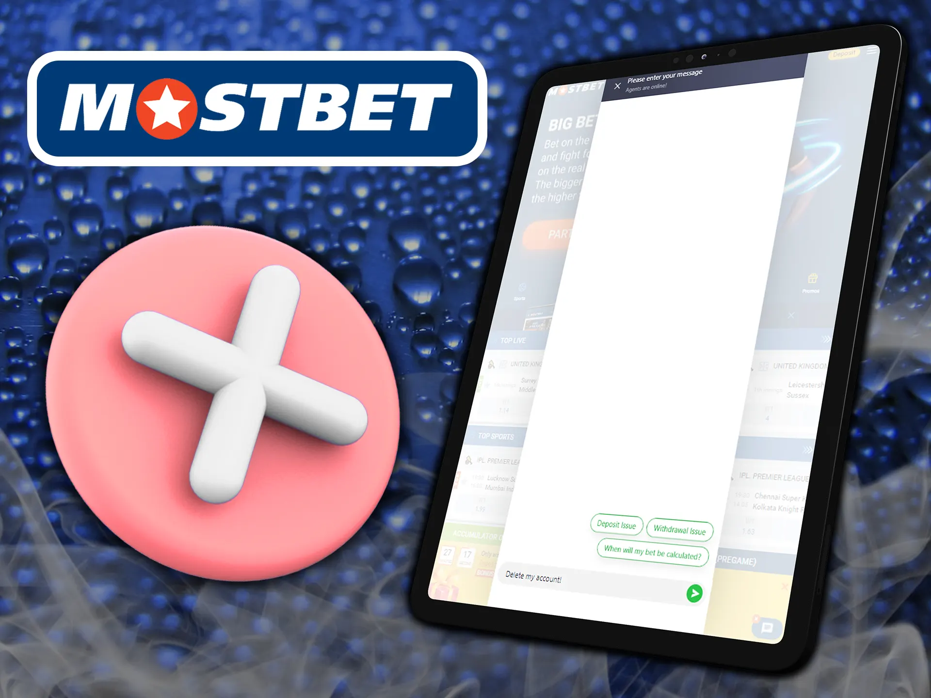 Learn how to delete your Mostbet account.
