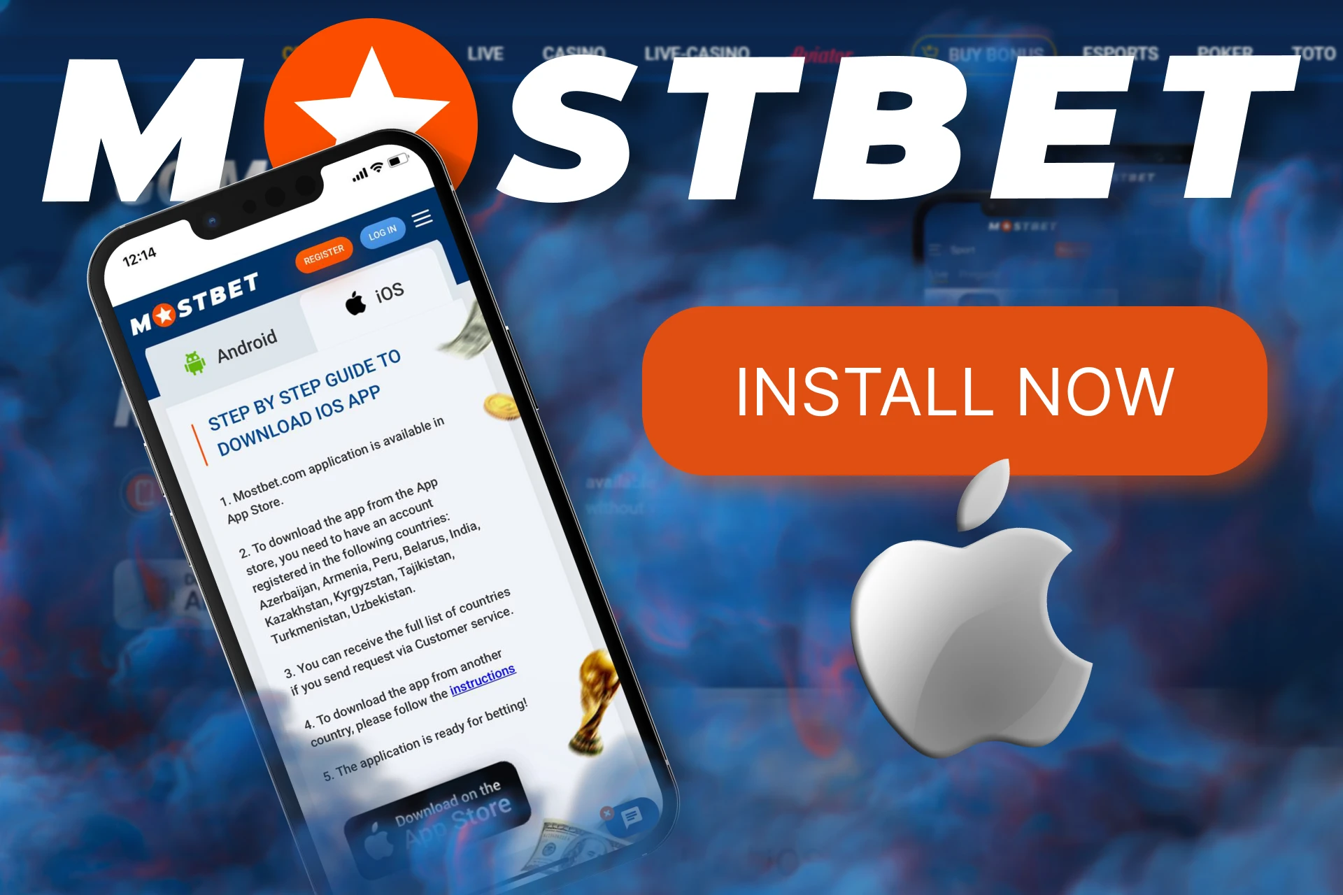 Install the Mostbet app on iOS quickly with these instructions.