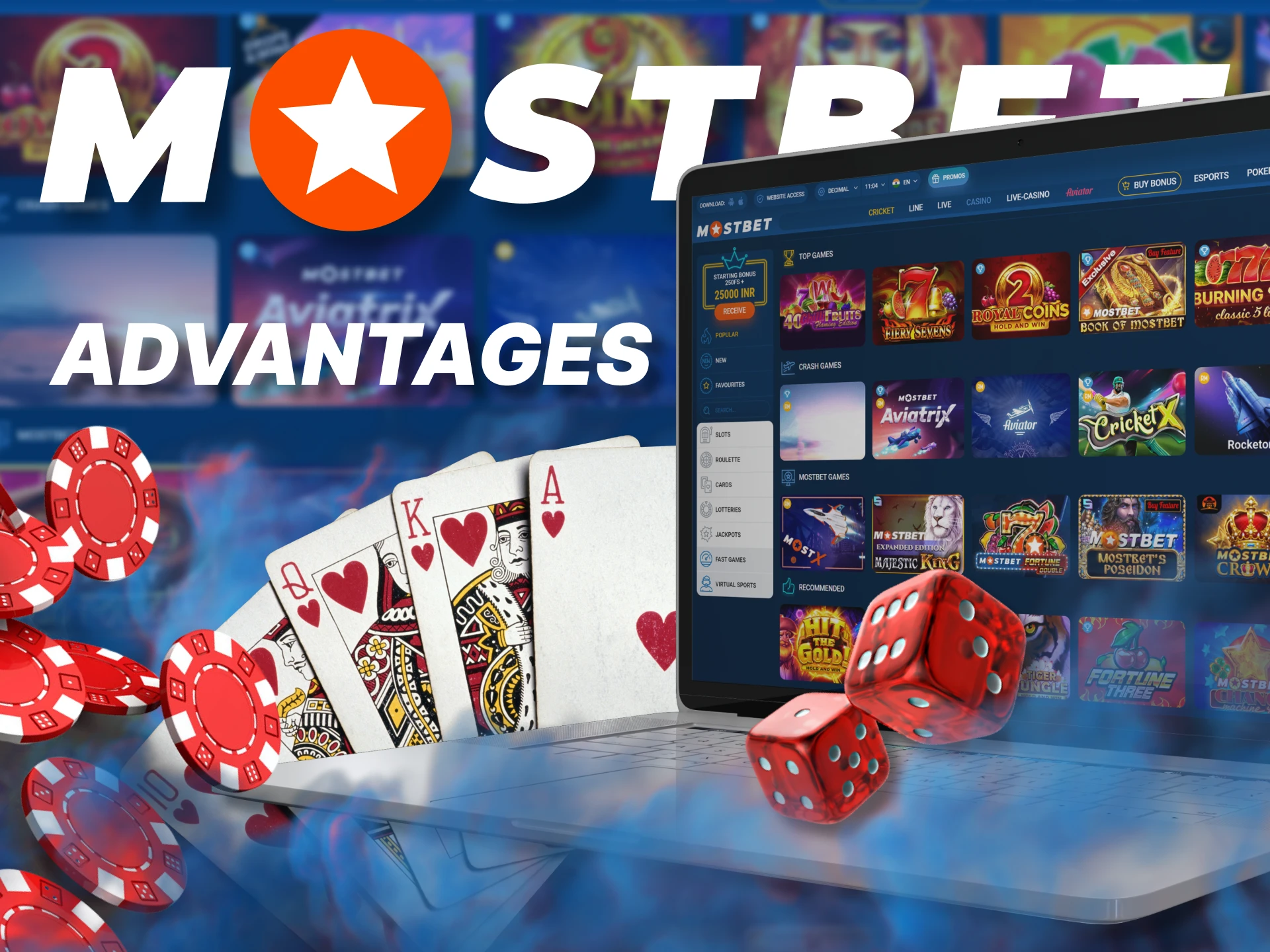 Mostbet Casino has many advantages for its players.