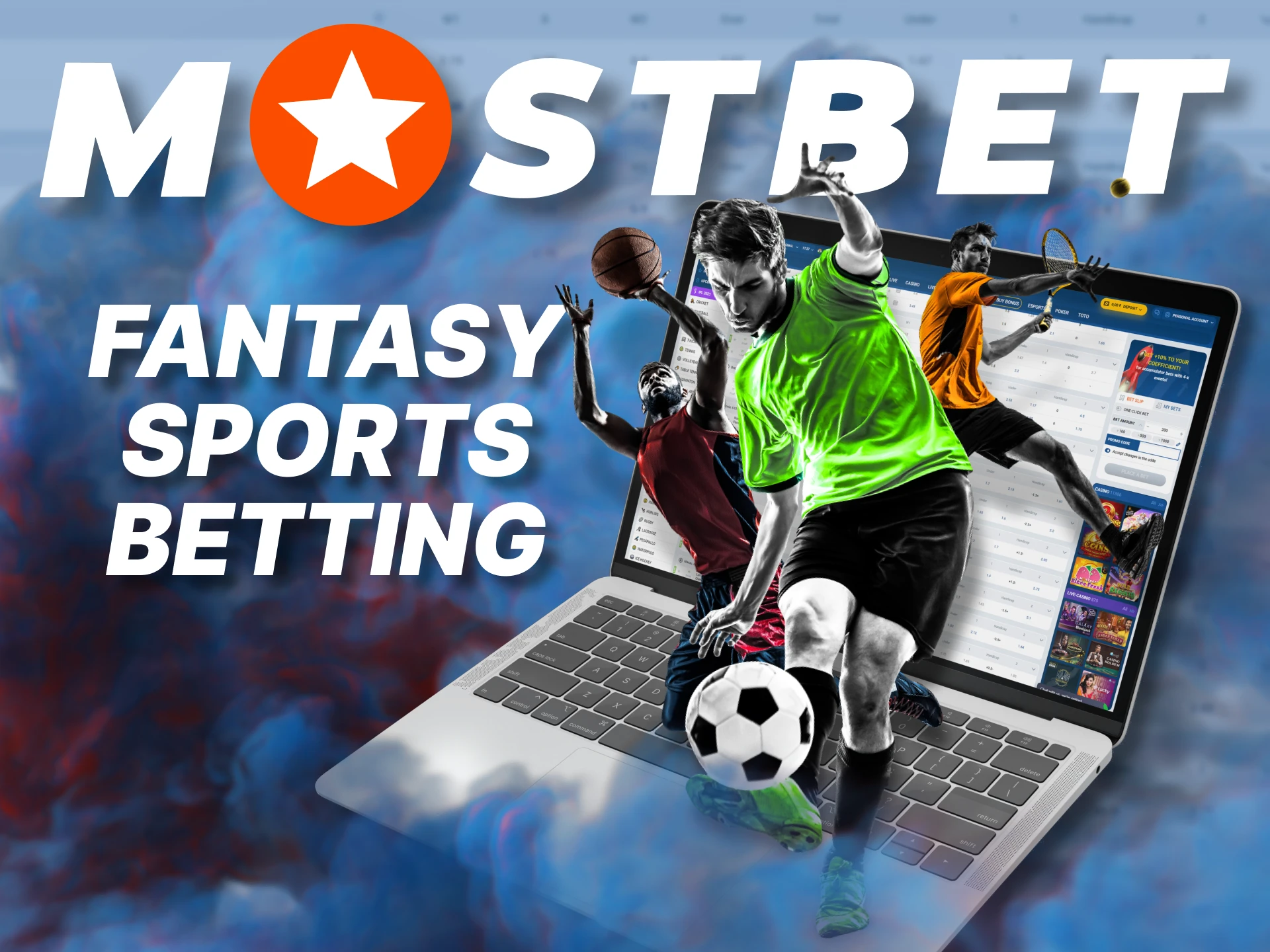 With Mostbet, bet on fantasy sports.