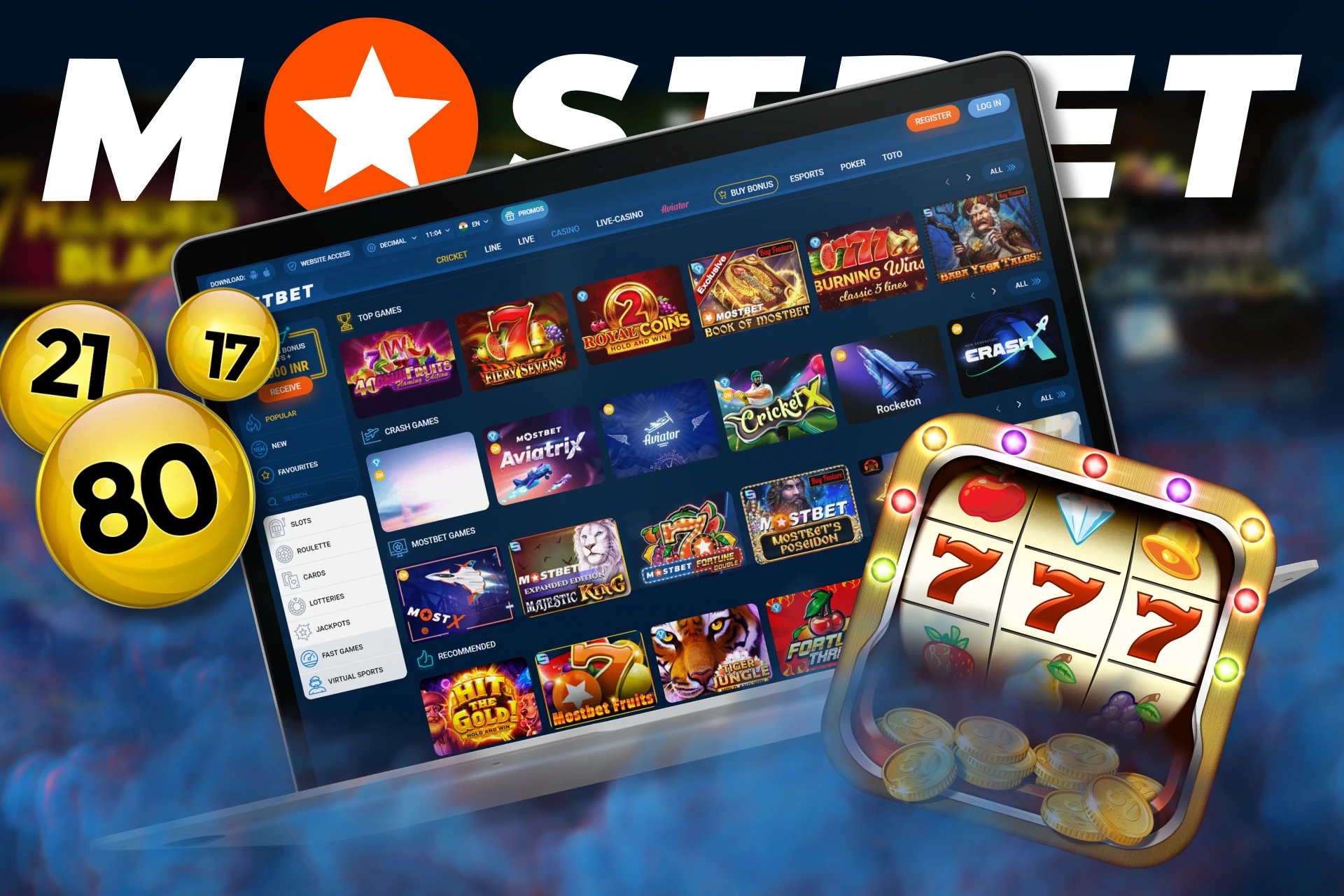 You can play Blackjack and other casino games at Mostbet.