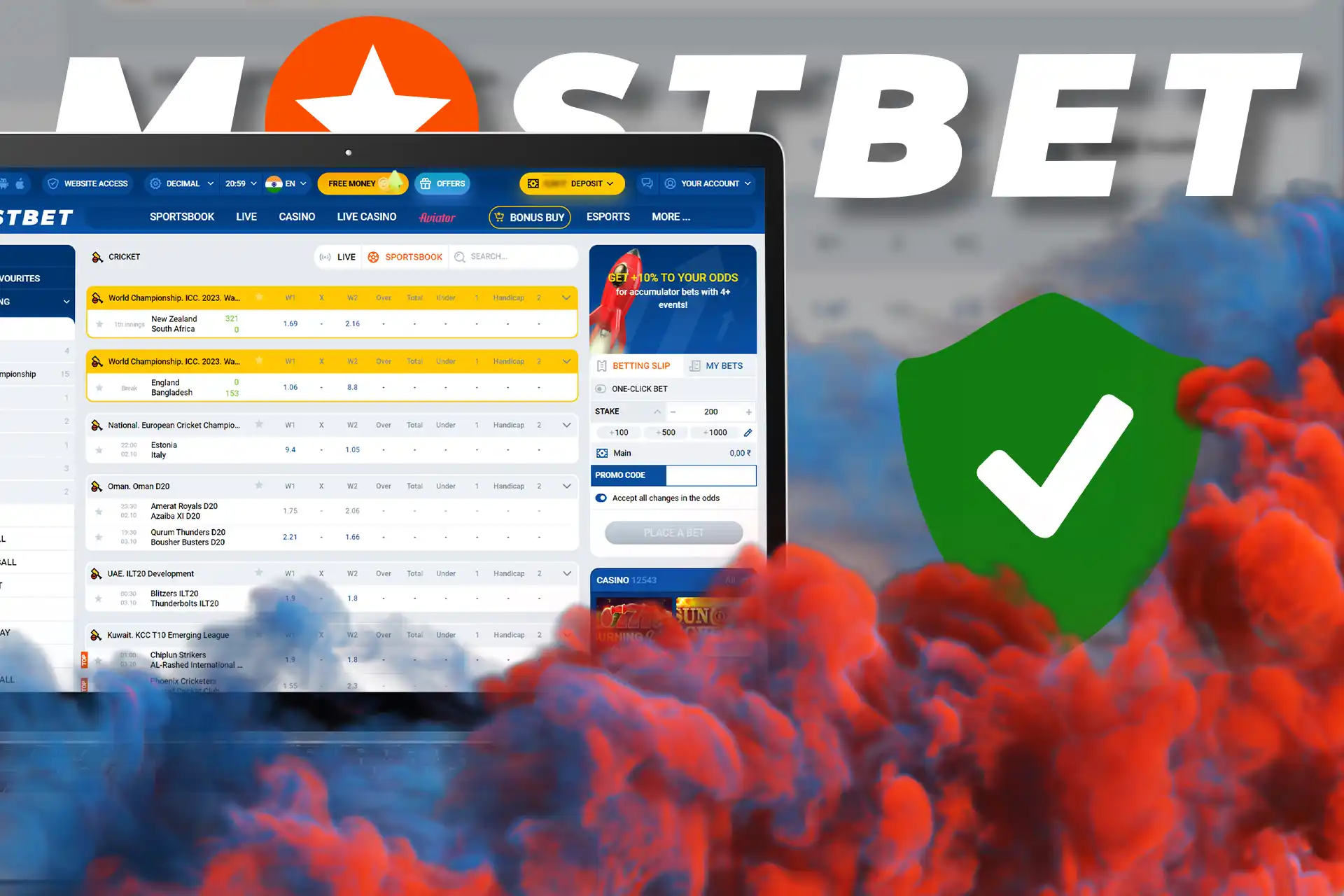 Mostbet is safe for players, all personal data will be safe and secure.