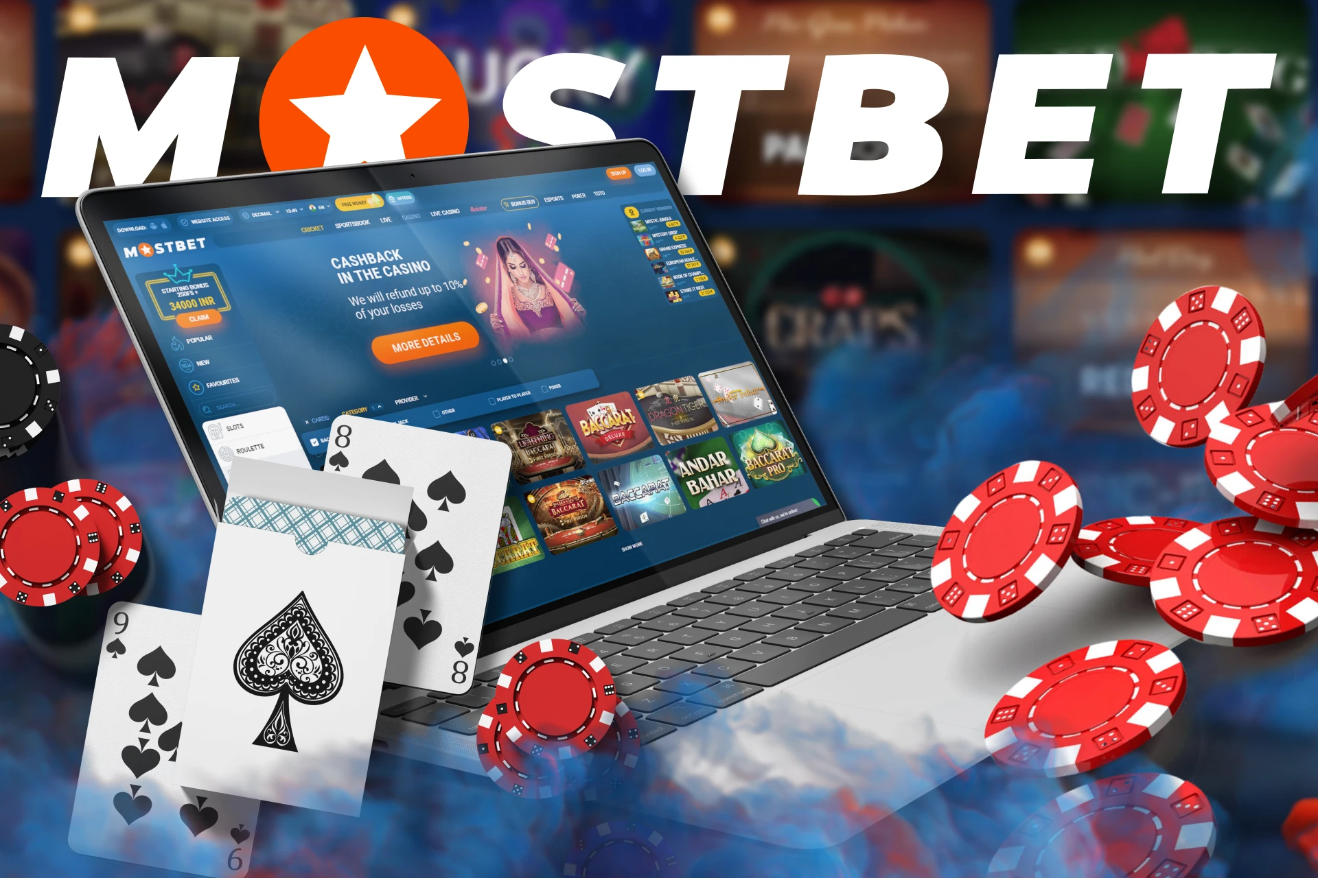 Play the more updated Baccarat Supreme game at Mostbet.