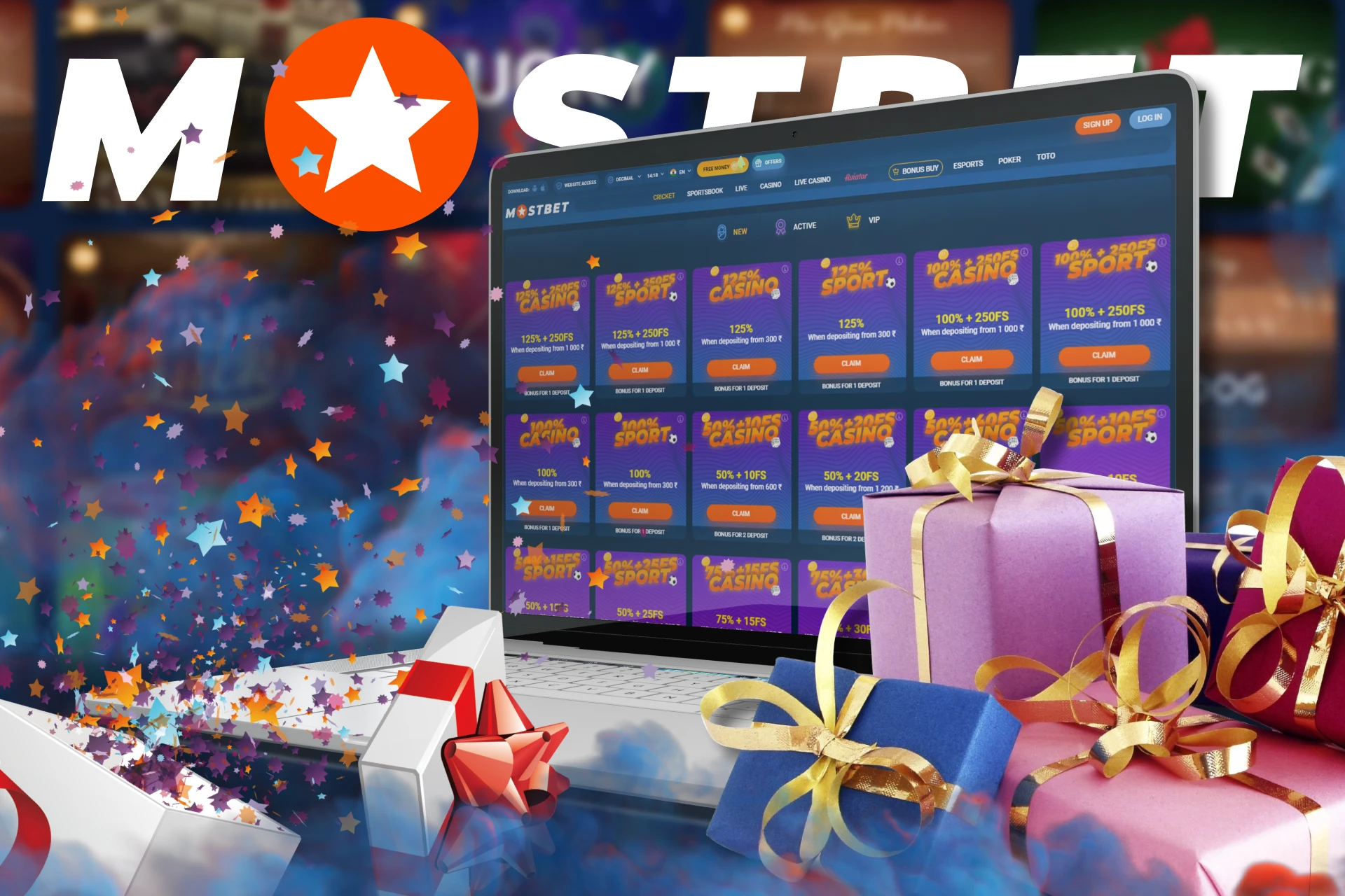 Many profitable bonuses for card players at Mostbet.