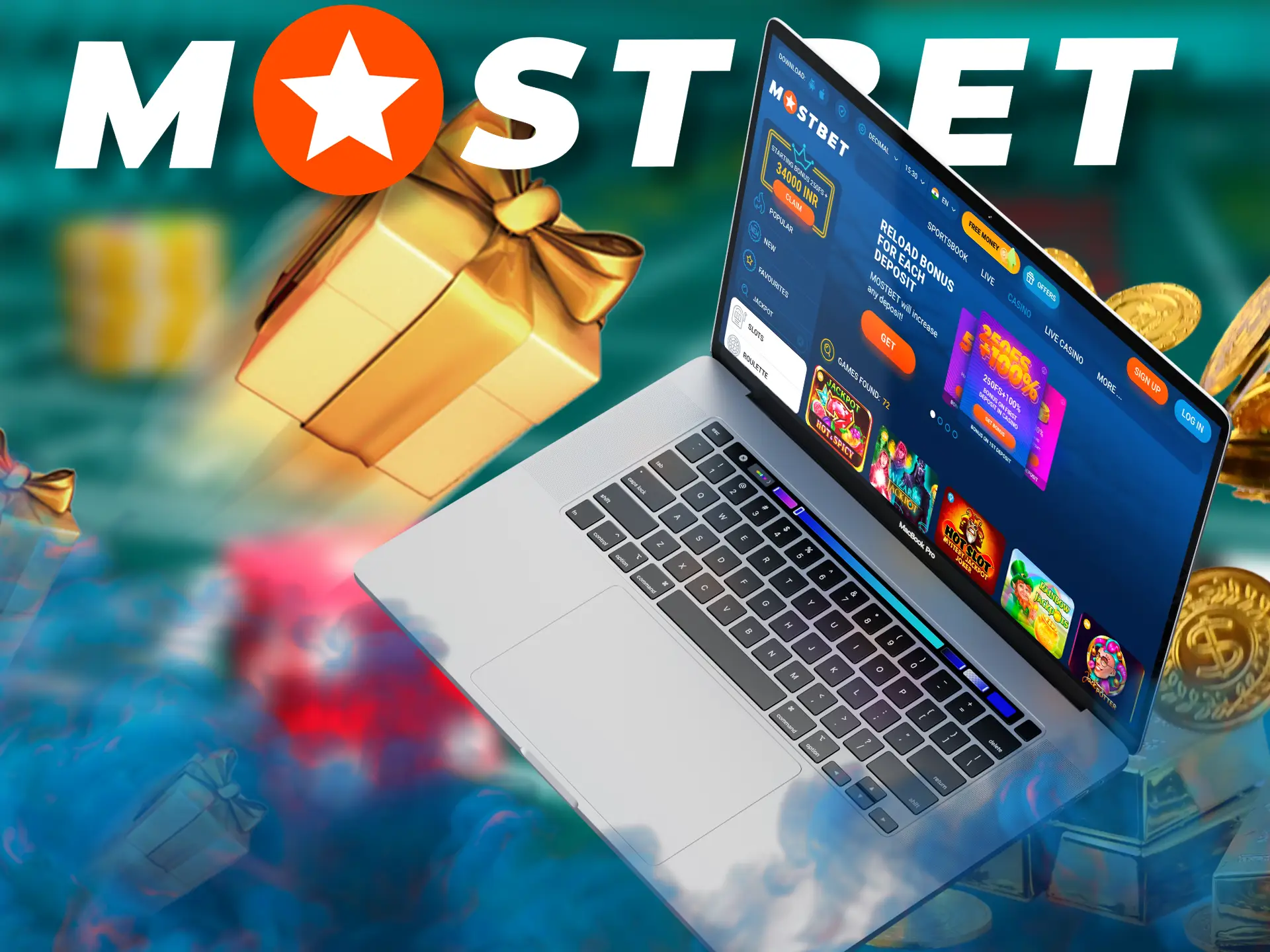 Players will receive a nice compliment for playing on Mostbet's website and app, helping to make it easier to interact with the platform.
