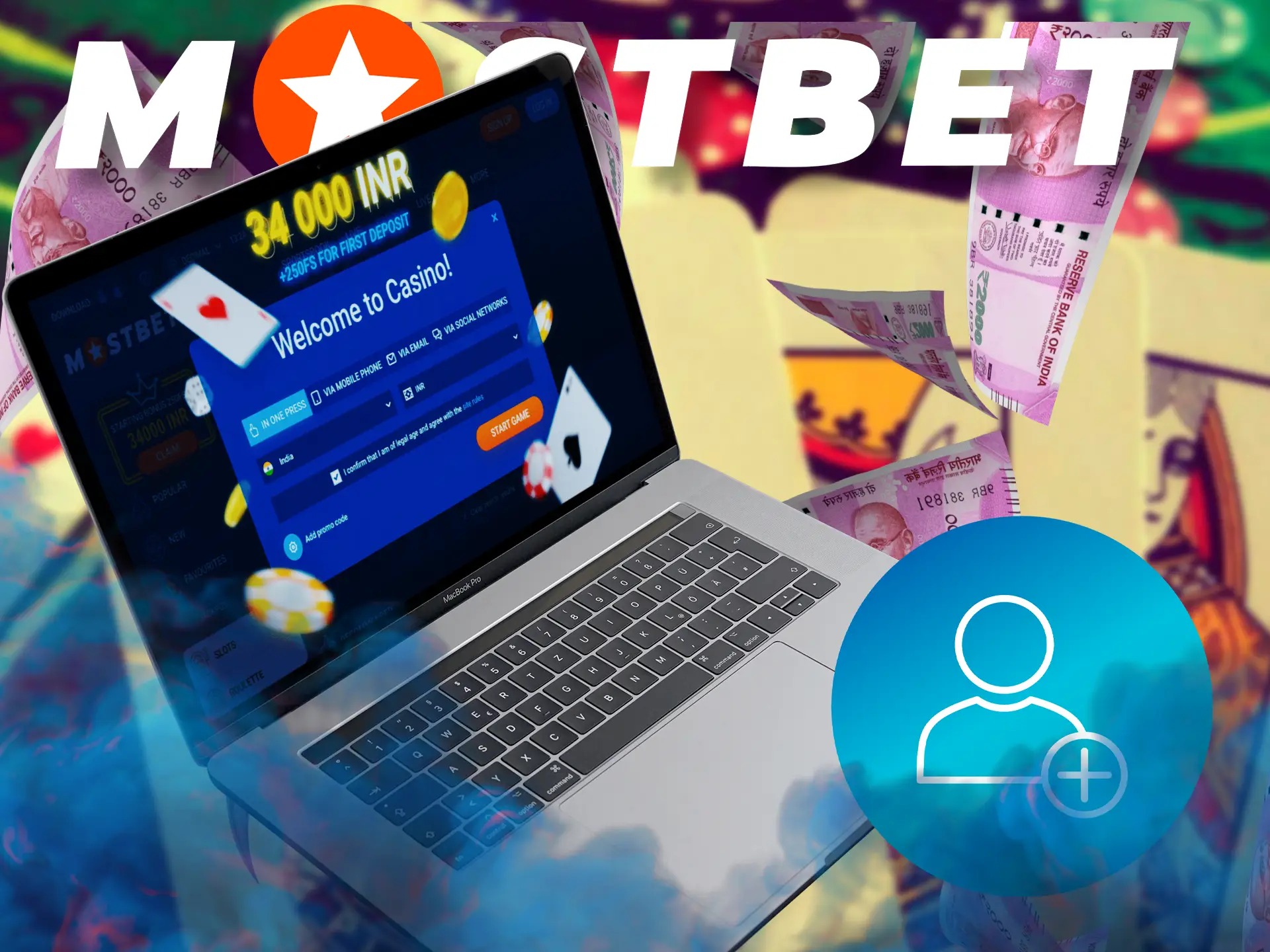 It is important to realise that to start catching big wins you must create and fund your Mostbet account.