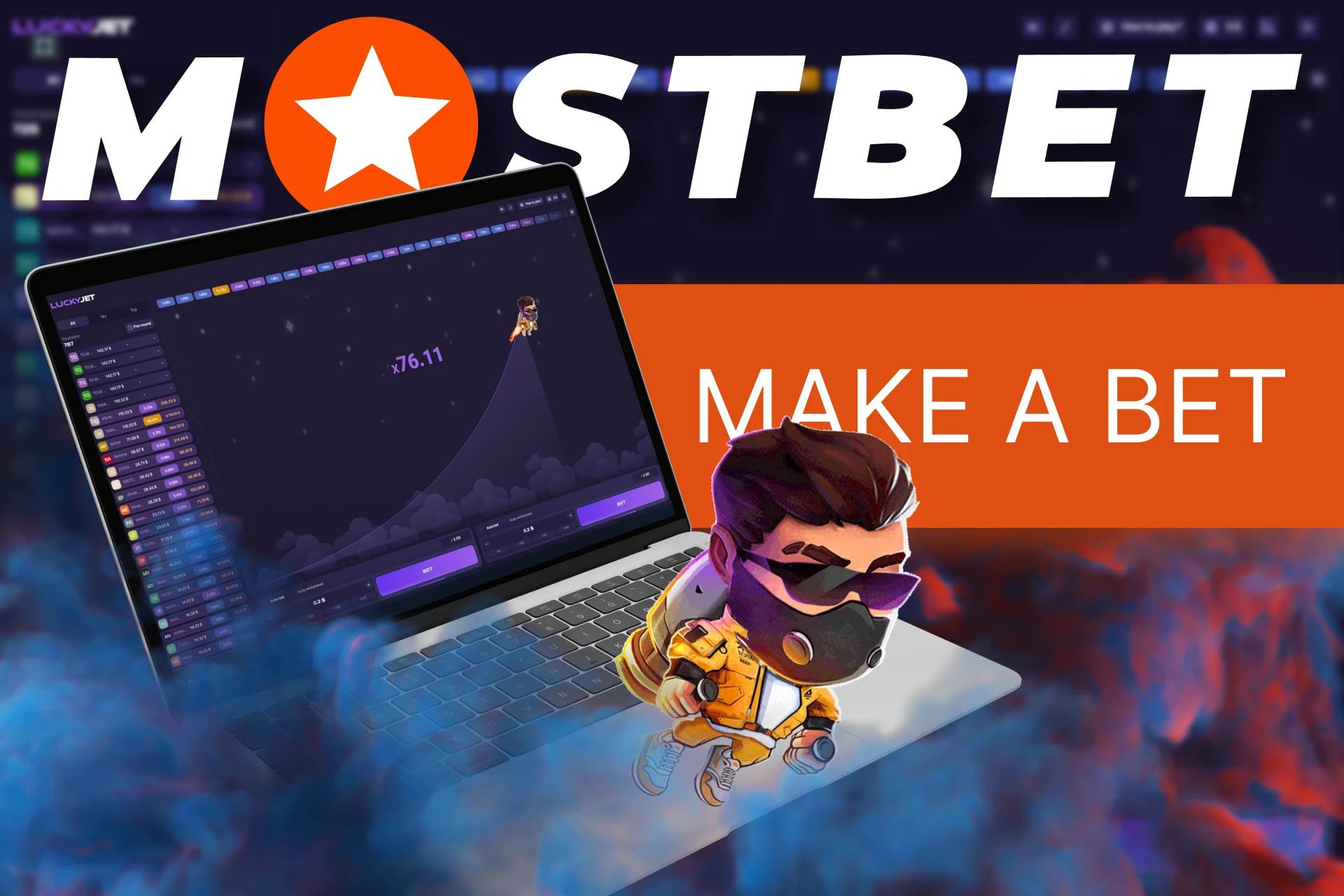 With these instructions from Mostbet, learn how you can play and how to win at Lucky Jet.