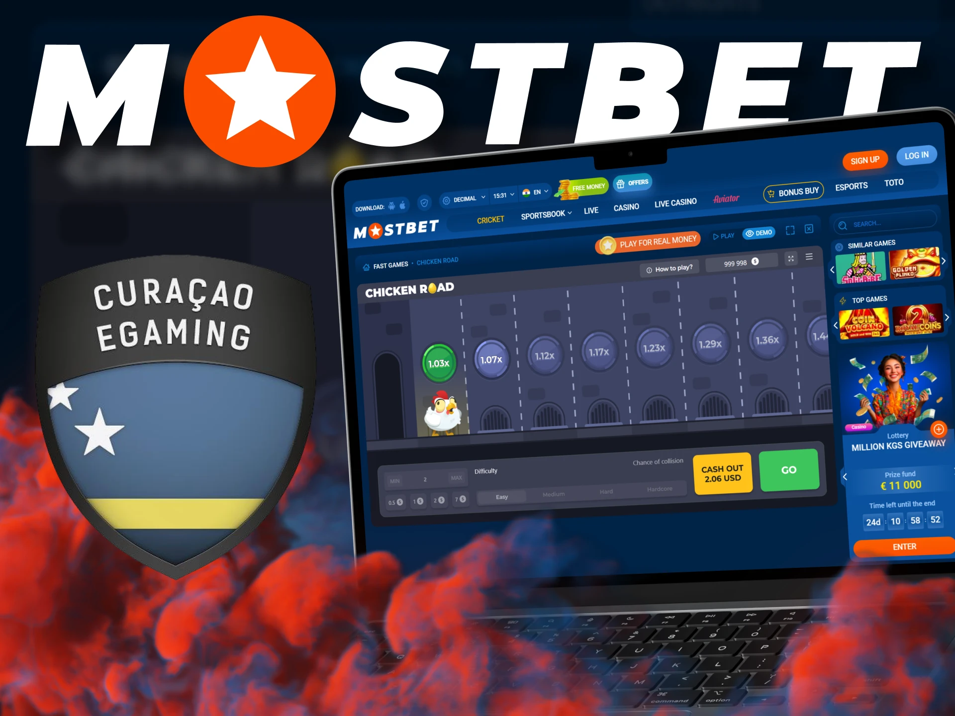 Play Chicken Road on the fully safe and licensed Mostbet platform.