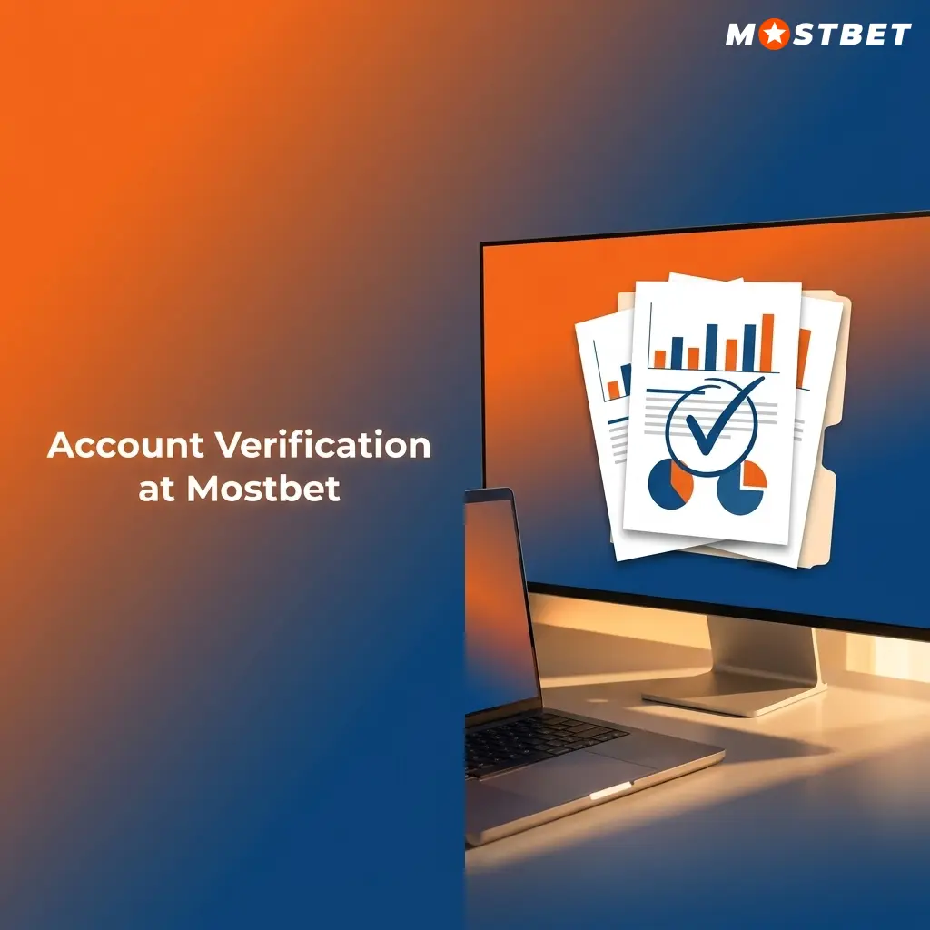 Mostbet account verification steps showing KYC document upload process for ID and address proof submission