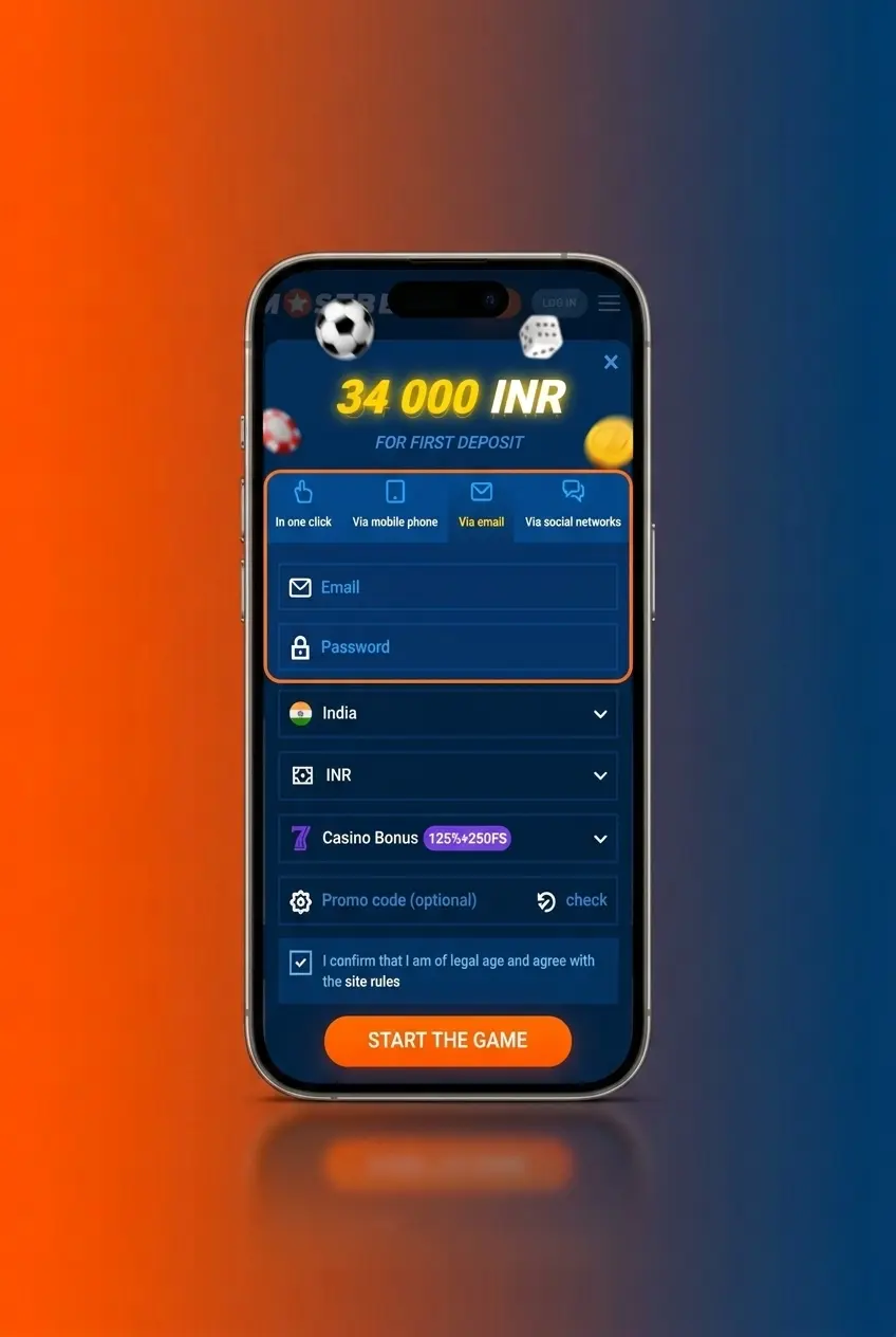 Step-by-step guide to start betting on eSports at Mostbet, from registration to placing your first bet in INR