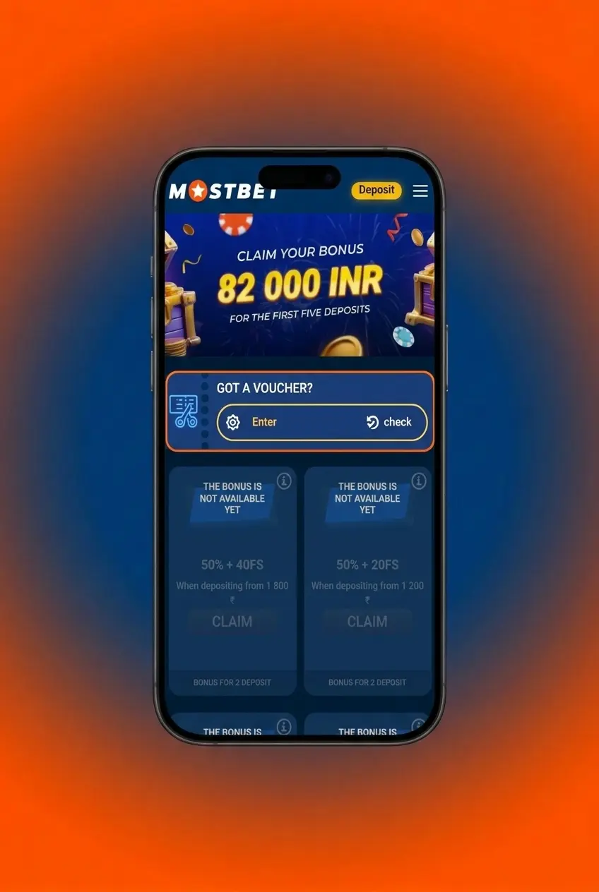 Step-by-step guide on how to use the Mostbet bonus code during registration and deposit in India