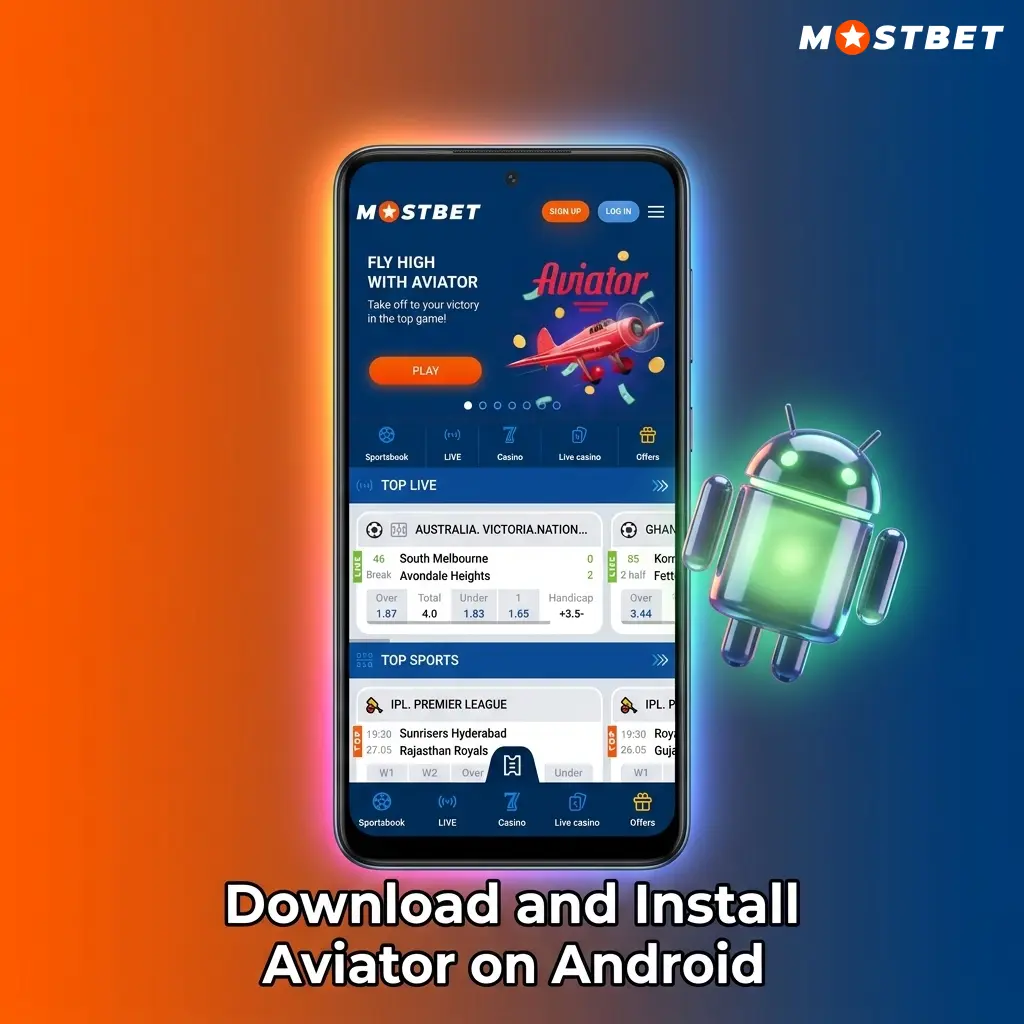 Mostbet Aviator APK download and install steps on Android device for Indian users