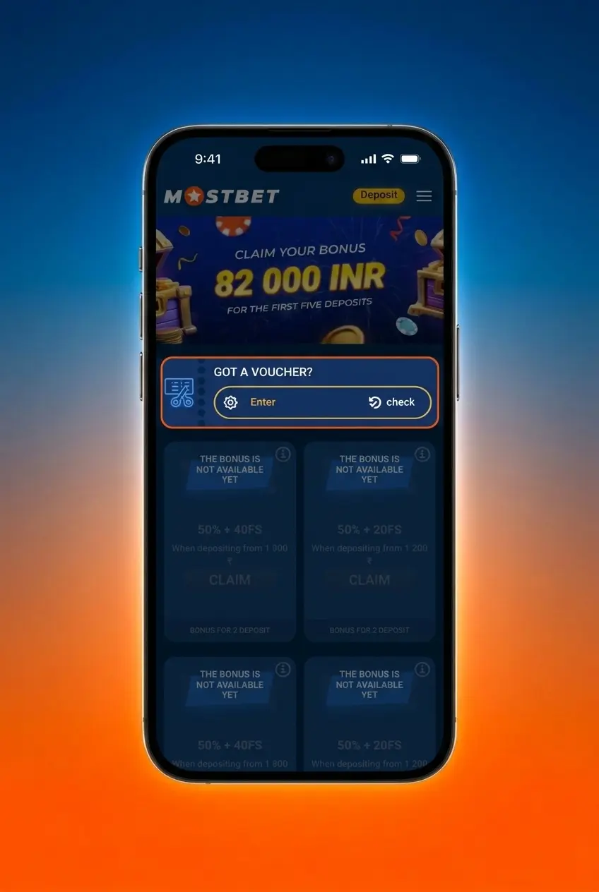 Step-by-step guide on how to claim a Mostbet bonus in India including registration, deposit, and promo code activation