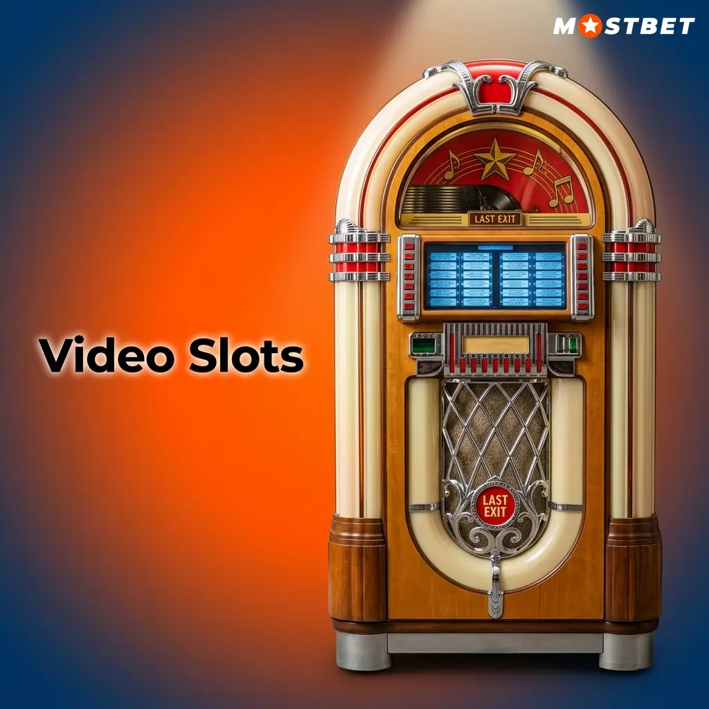 Mostbet video slots lobby showing 5-reel games like Sweet Bonanza, Gates of Olympus, and Book of Dead
